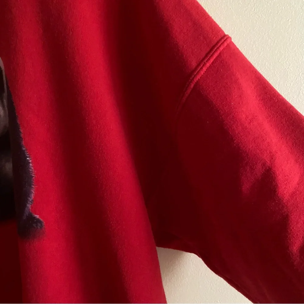 Gilden Toronto Zoo Panda Sweatshirt Adult XL Red Fandom Kawaii Animal Print - Picture 7 of 15